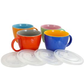 Gibson Home On The Go 25 oz Soup Mug Set, Set of 4