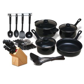 Gibson Home Total Kitchen 32 Piece Cookware Combo Set