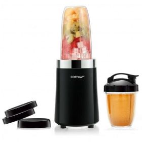 1000W Portable Blender with 6-Blade Design-Black