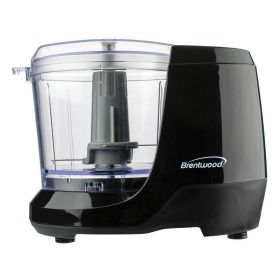 Brentwood 1.5 Cup Mini Food Chopper in Black