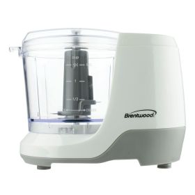 Brentwood 1.5 Cup Mini Food Chopper in White