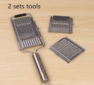 Stainless Steel Grater (Option: 2 sets tools)