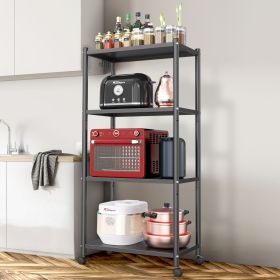 Ambitelligence Kitchen Bakers Rack (Color: Black)